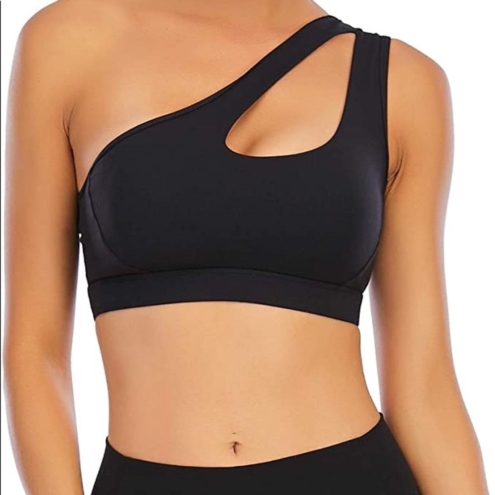 NWT LYZ One-Shoulder Sports Bra